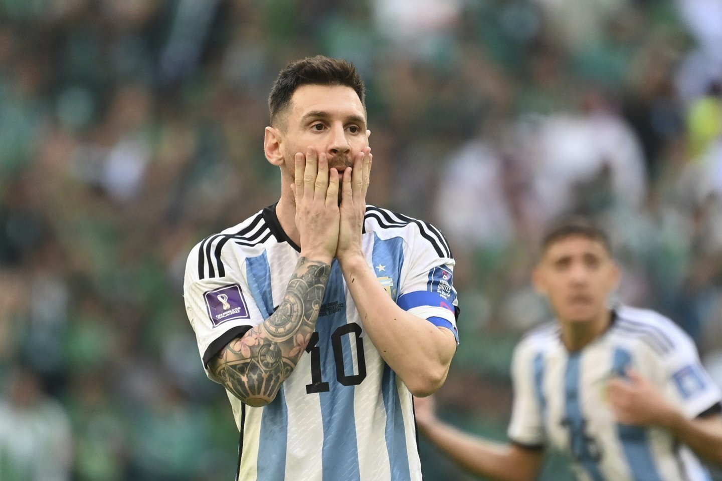 Argentinos futbolo rinktinės lyderis Lionelis Messi.<br>AFP/Scanpix.com nuotr.