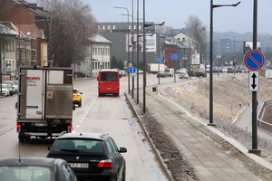 Kaune bent iki kitos žiemos uždaroma pėsčiųjų perėja po Karaliaus Mindaugo prospektu