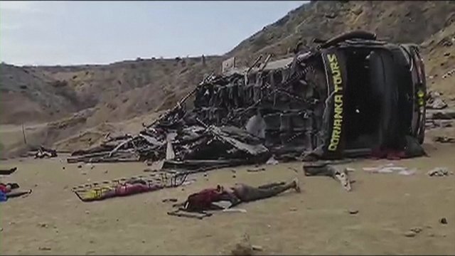 Kelionė, pasibaigusi tragedija: Peru per autobuso avariją žuvo mažiausiai 25 žmonės 