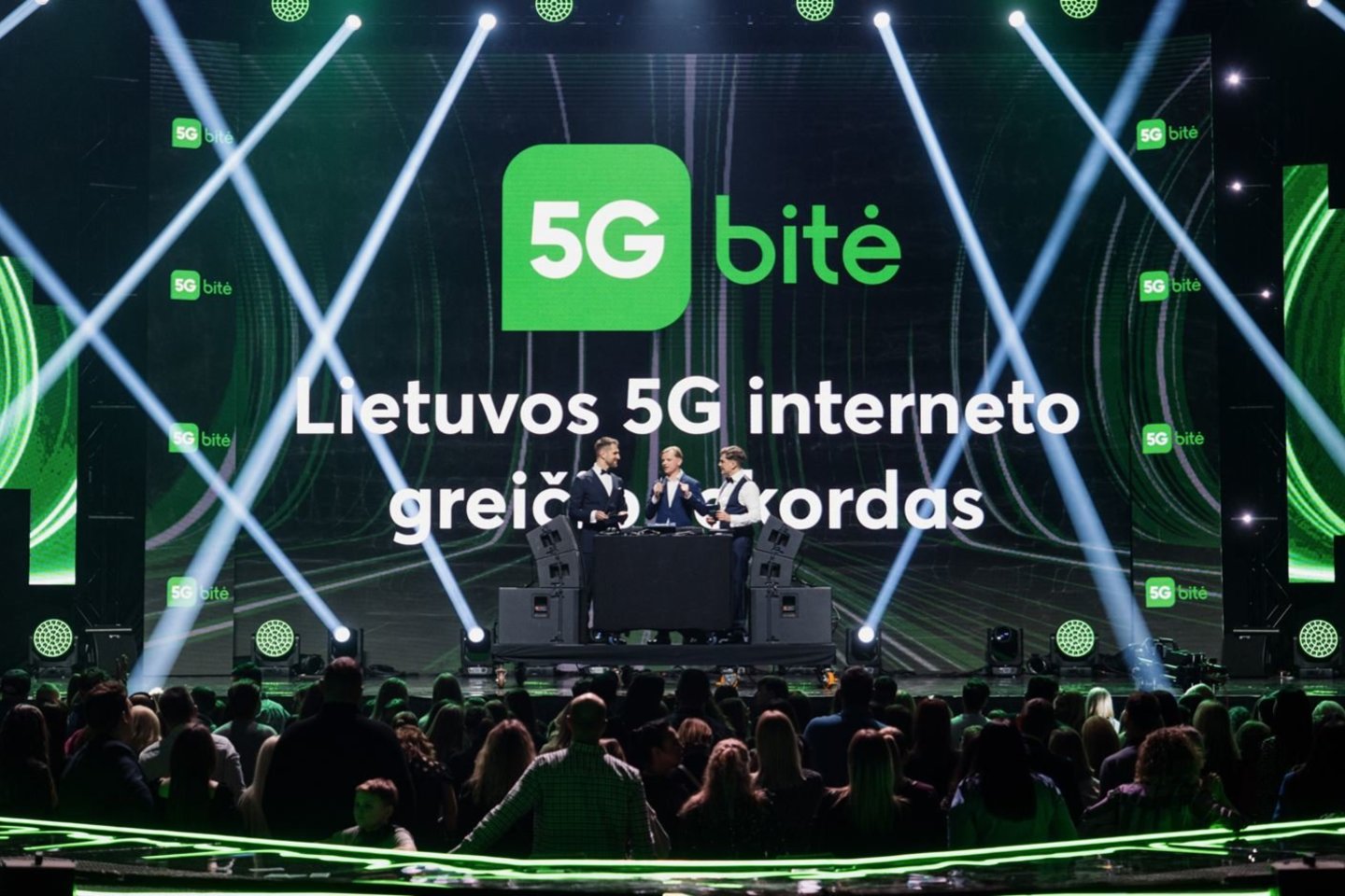  „Bitė“ pasiekė Lietuvos 5G interneto greičio rekordą.<br> „Bitės“ nuotr.