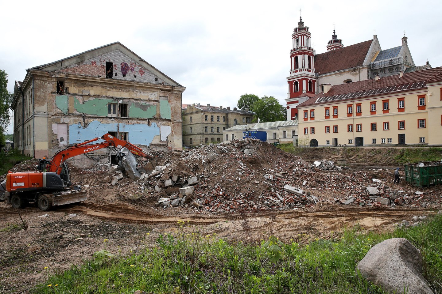 Valstybinė kultūros paveldo komisija išanalizavo didelio rezonanso visuomenėje sulaukusių statybų procesus Vilniaus Baroko ansambliuose.<br>R.Danisevičiaus nuotr.