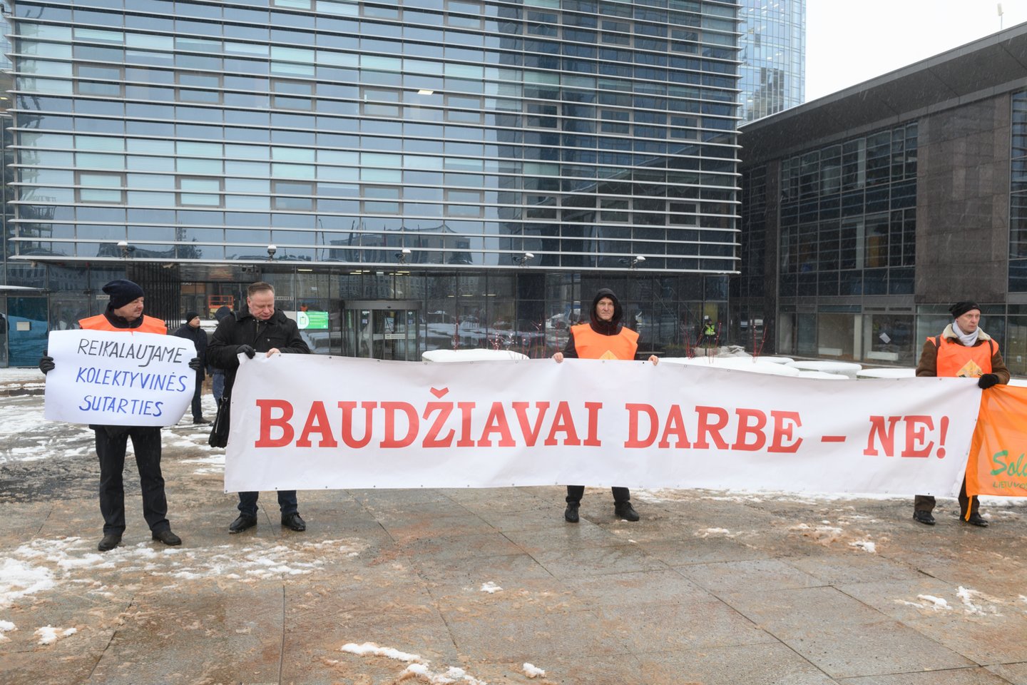 Lietuvoje nėra streikų organizavimo ir vedimo praktikos.<br>V.Skaraičio nuotr.