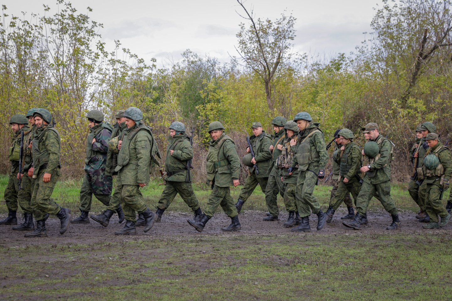 Karas Ukrainoje. Mobilizacija Rusijoje.<br>Reuters/Scanpix nuotr.