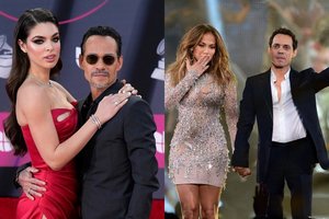 Buvęs J. Lopez vyras M. Anthony vedė 31 metais jaunesnę Paragvajaus gražuolę: vestuvėse šėlo ir D. Beckhamas, ir S. Hayek