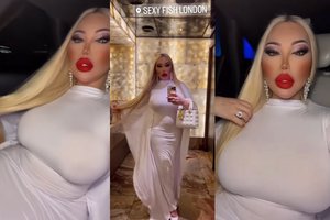 Miuziklo premjeroje pasirodžiusi Jessica Alves – sunkiai atpažįstama: kaustė susirinkusių žvilgsnius