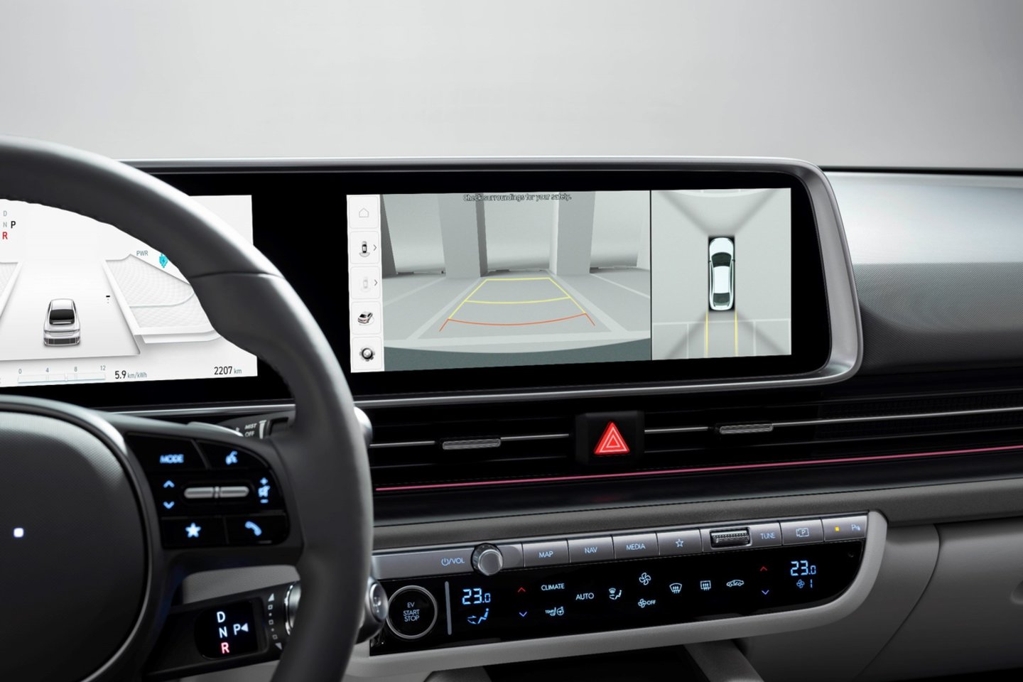 Naujausias „Hyundai“ elektromobilis „Ioniq 6“.<br>Pranešimo autorių nuotr.