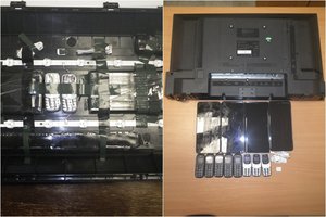 Pravieniškių kalėjime nuteistieji nuo pareigūnų draudžiamus daiktus bandė slėpti televizoriuje