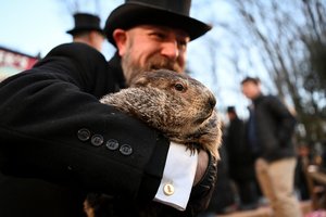 Garsusis švilpikas Philas prognozuoja dar šešias savaites žiemos