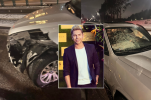 Laurynas Dubrovskis pateko į avariją: automobilį smarkiai apgadinęs vairuotojas siūlė kyšį