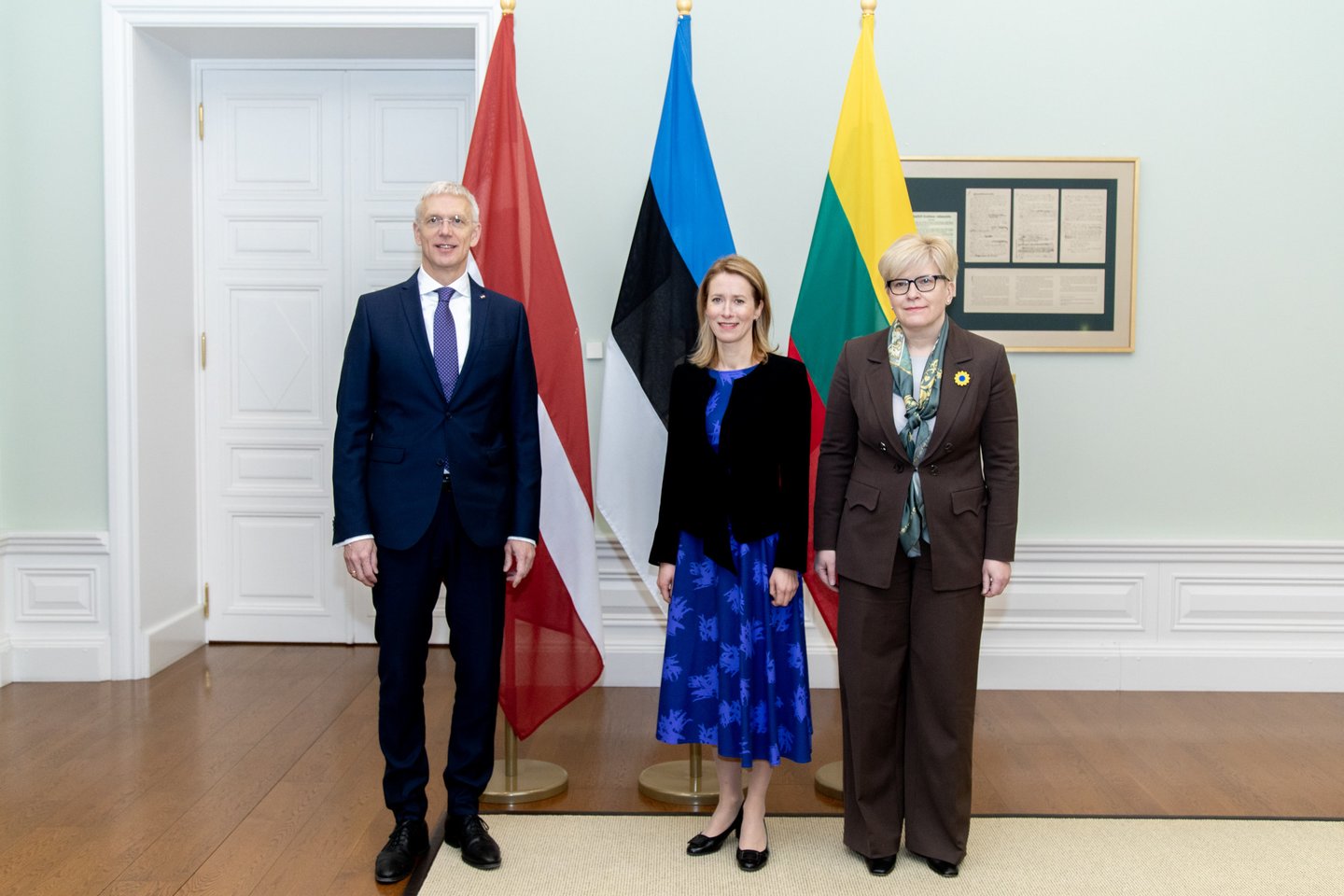  Baltijos Ministrų Tarybos premjerų susitikimas Taline.<br> L.Penek (LRV) nuotr.