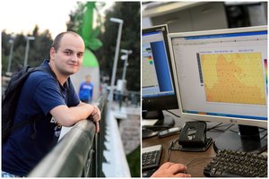 Me­te­o­ro­lo­gas Gy­tis Va­lai­ka: „Stu­di­juo­ti me­te­o­ro­lo­gi­ją at­ėjau no­rė­da­mas su­ži­no­ti, ko­dėl si­nop­ti­kai ne­at­spė­ja orų”