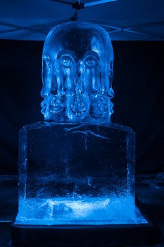  Jelgavos ledo skulptūrų festivalis.<br> R.Subatovičiaus nuotr.
