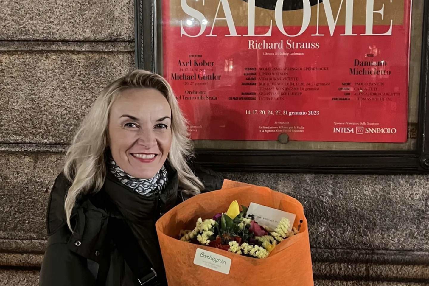 V.Miknevičiūtė debiutavo Milano „La Scala“ teatre Salomėjos vaidmeniu.<br> Asmeninio albumo nuotr.