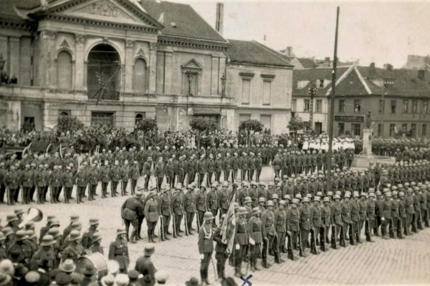  Lietuvos kariuomenės paradas Klaipėdoje. 1923.<br>MLIM nuotr. 