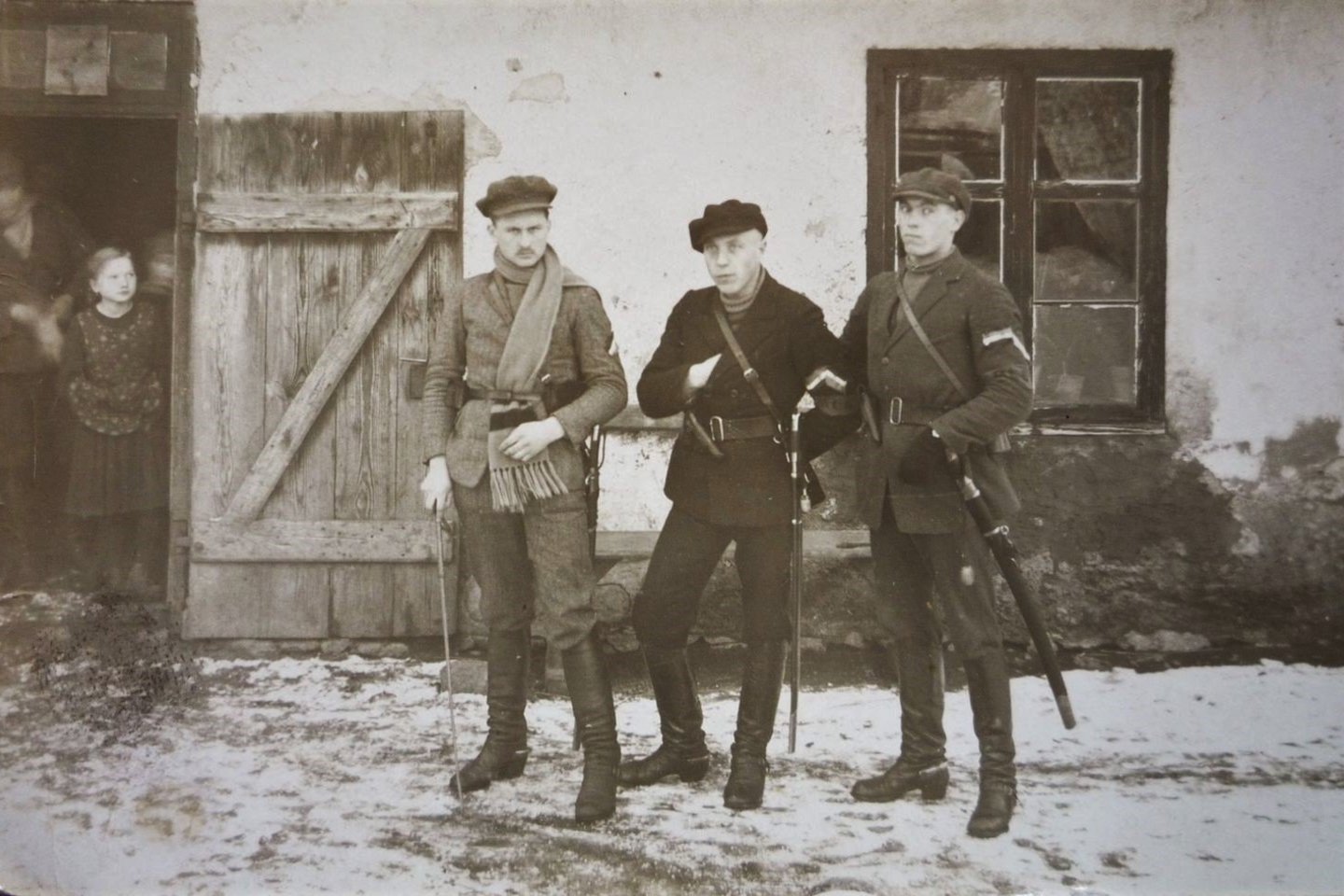 Klaipėdos krašto sukilėliai Pagėgių apylinkėse.<br> V.Kavaliausko archyvo nuotr.
