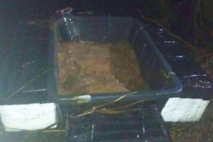 Lazdijų r. pasieniečiai iš Nemuno upės ištraukė kontrabandinių rūkalų krovinį