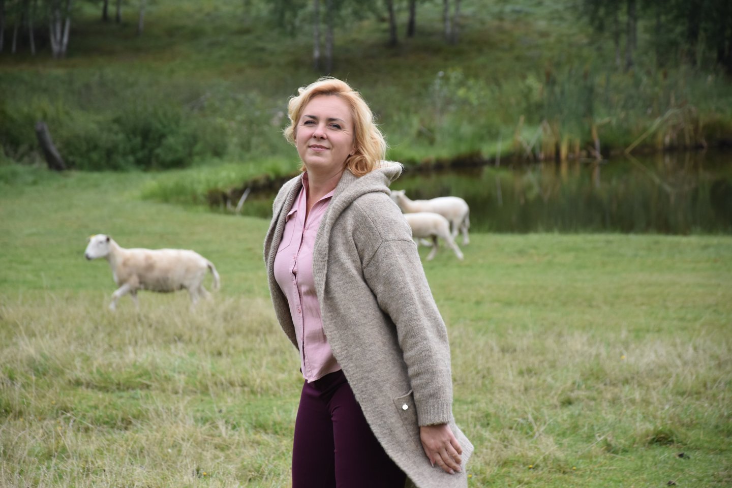 E.Bosovecienė: „Dabartinė maždaug šimto gyvulių banda mums yra tinkamiausia.“<br> A.Srėbalienės nuotr.