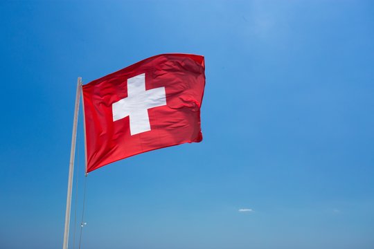 Šveicarijos vėliava.