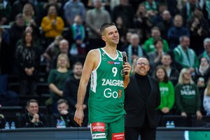 Ką M. Kalnietis kalbėjo paskutinių savo karjeros rungtynių metu?