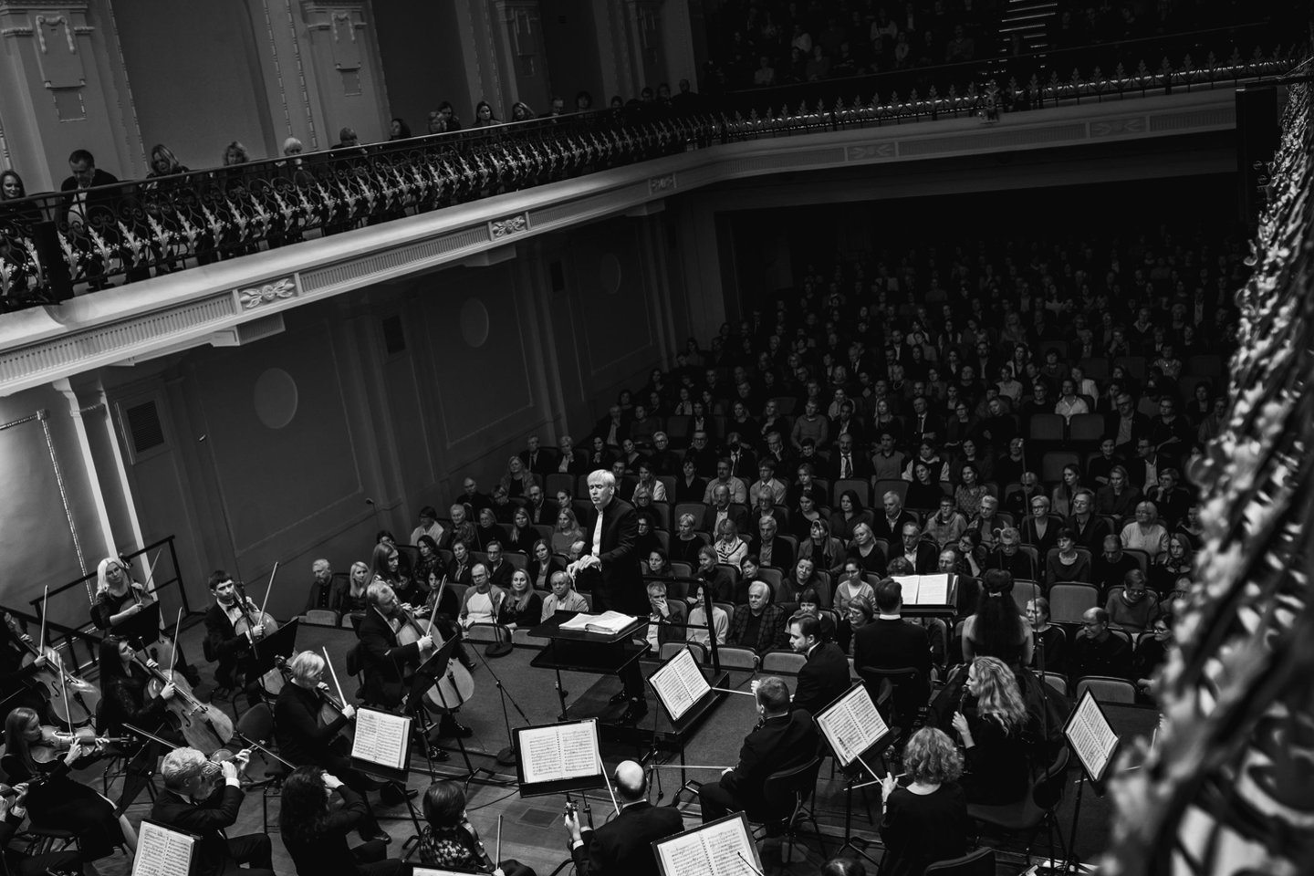 LVSO koncerto akimirka.<br> G.Kaškelio nuotrauka.