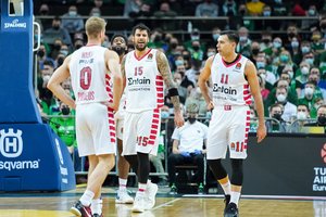 Eurolygoje pirmaujantis „Olympiakos“ nuo kelio 33 taškais nušlavė autsaiderę ALBA