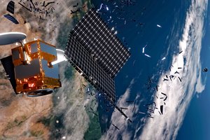 Kosmose subyrėjo paslaptingas rusų palydovas