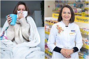 Vaistininkė patarė, kaip gydyti gripą ir peršalimą: dalis vaistų veikia tik ligos pradžioje