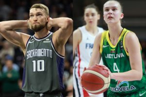 Domantas Sabonis ir Justė Jocytė išrinkti geriausiais 2022-ųjų Lietuvos krepšininkais