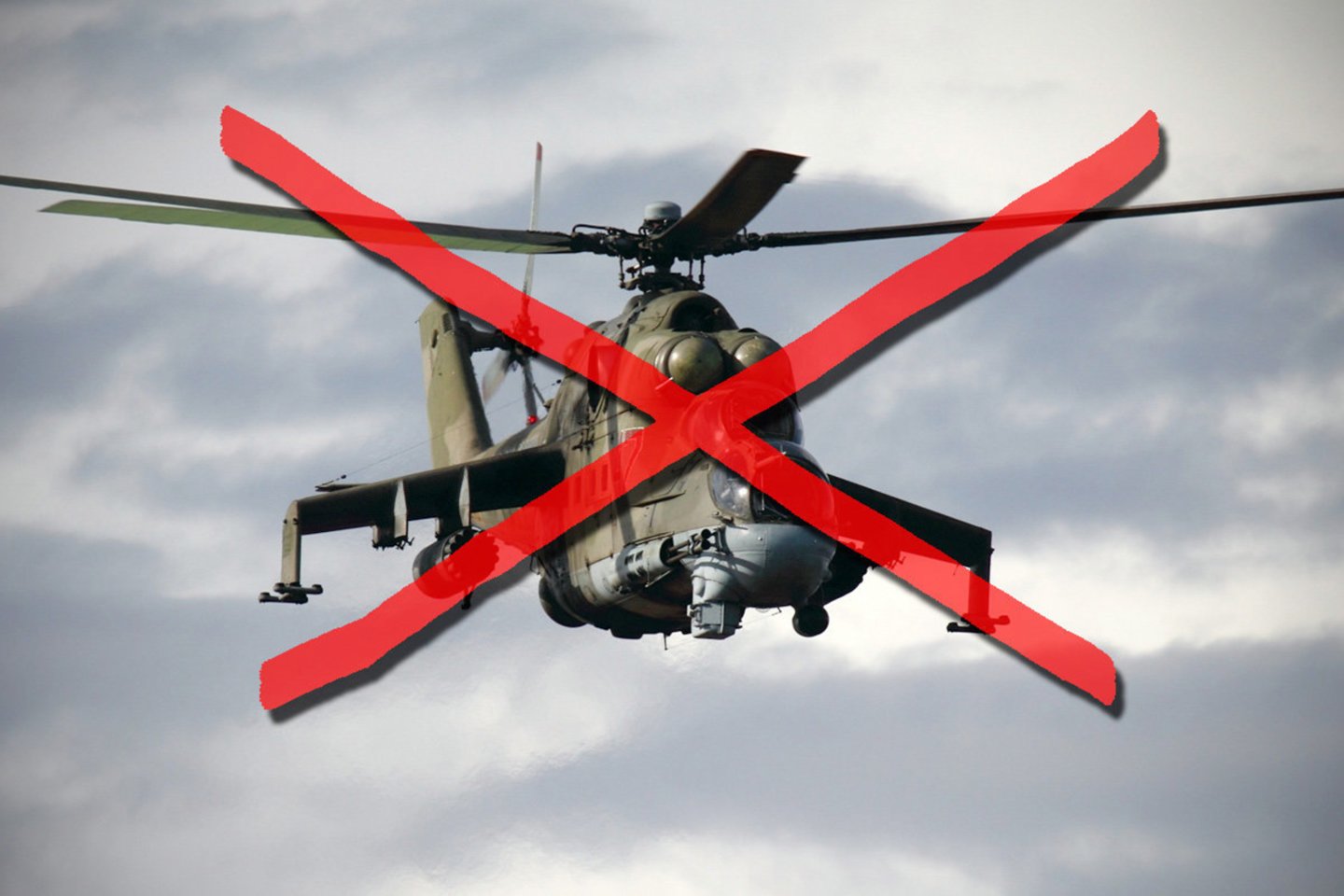  Brigada pranešė, kad sraigtasparnis „Mi-24“ buvo sunaikintas kartu su įgula (asociatyvinė iliustr.)<br> Wikimedia commons, lrytas.lt mont.
