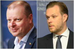 S. Skvernelis skandalo Seime pabaigos dar nemato: nesutinku su tuo, ką pasakė scenarijaus autorius G. Landsbergis
