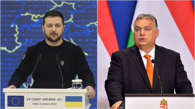 V. Zelenskio kvietimas V. Orbanui: nepaisant įtemptų santykių jis laukiamas Kyjive