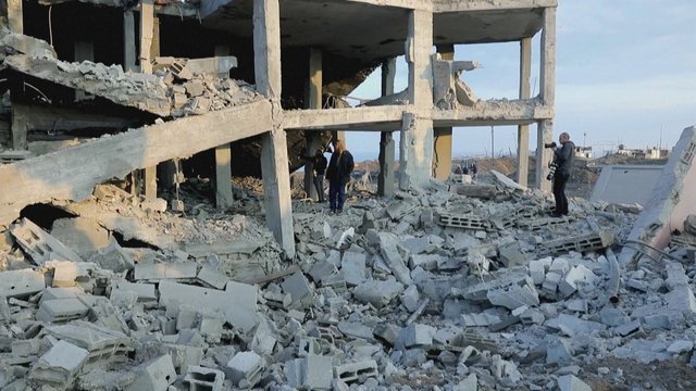 Izraelis surengė atsakomųjų smūgių virtinę Gazos ruože