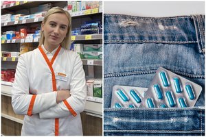 Vaistininkė: atėję į vaistinę vyrai prašo „mėlynų tablečių“ tariamam draugui
