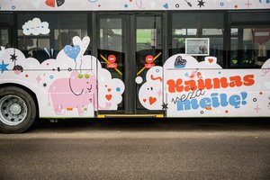 Kauniečiams – Valentino dienos staigmena: veš specialus troleibusas