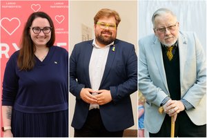 E. Dobrowolska pasipiktino V. Landsbergio pareiškimais: tikiuosi, kad partija atsiribos nuo garbės pirmininko pasisakymų