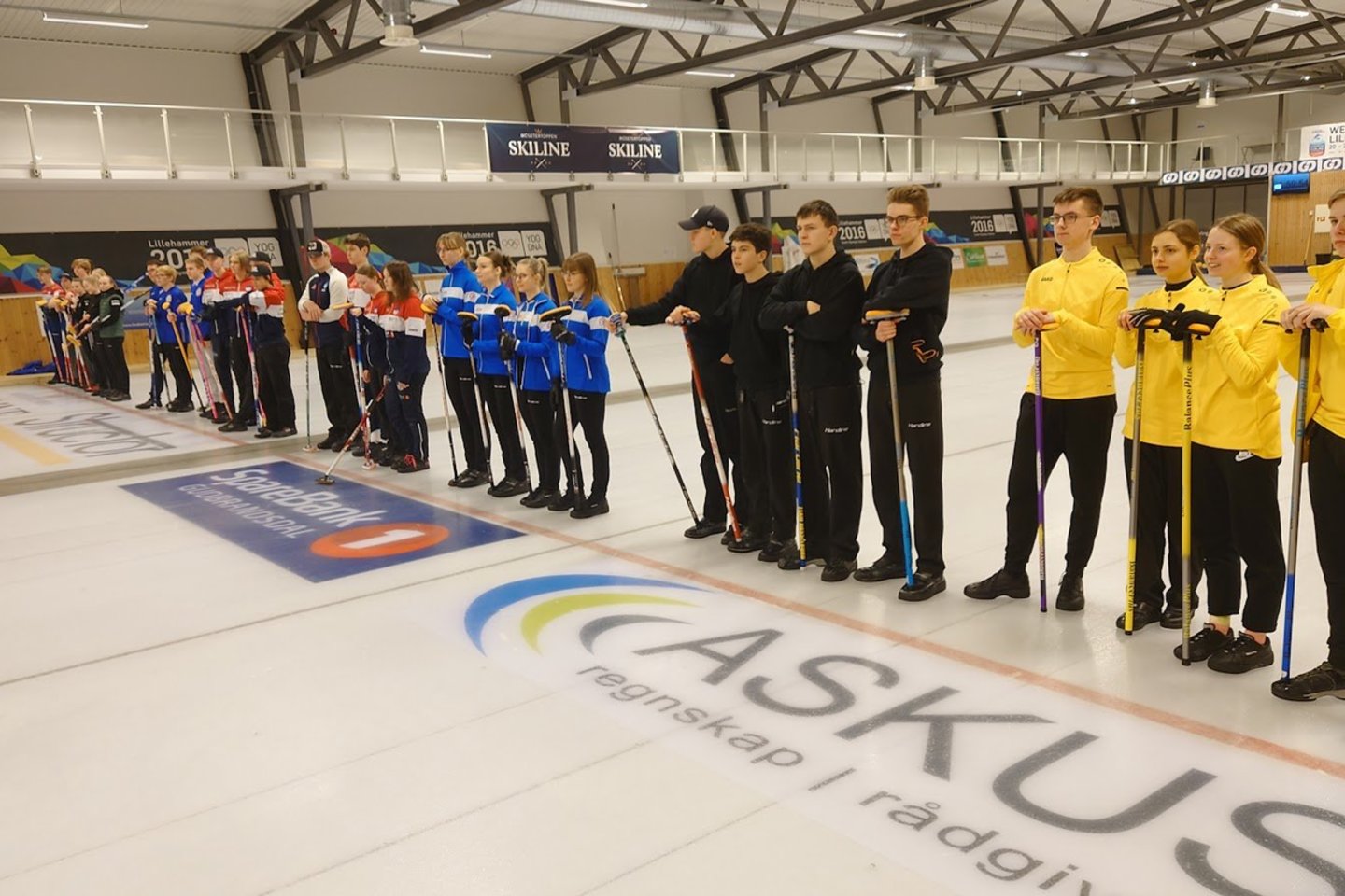 Lietuvos jaunimo akmenslydžio komanda.<br> Organizatorių nuotr.