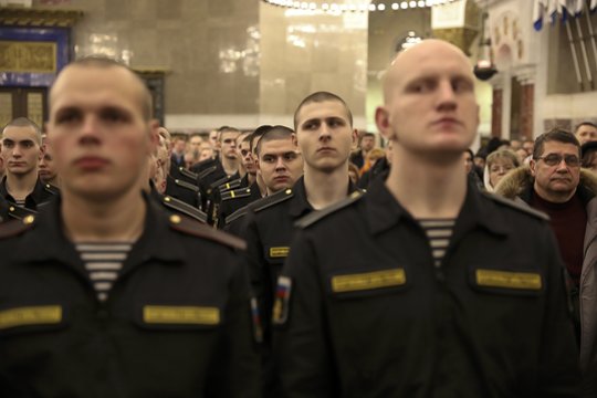 Rusijos kareiviai.
