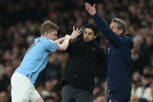 „Arsenal“ futbolininkus įveikę „miestiečiai“ išstūmė Londono ekipą iš lyderių pozicijos