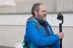 Po  V. Landsbergio kalbos pareigūnai užfiksavo į žodinį konfliktą įsivėlusį prorusišką veikėją L. Ragelskį 