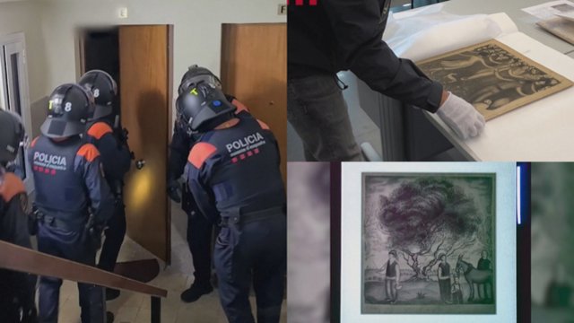 Praėjus metams S. Dali paveikslai saugiose rankose: policija atgavo pavogtus dirbinius