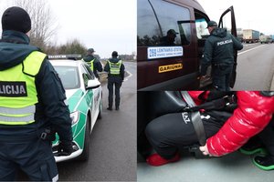 Keliuose – retas policijos reidas: daugelis net nežinojo, kaip elgtis