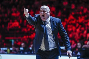 V. Šeškus KMT finalui per daug nesiruoš: „Tegul „Žalgiris“ galvoja, kaip čia prieš mus žaisti“