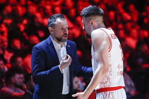 Su „mediniu medaliu“ likęs G. Žibėnas: „Kad 95 proc. arenos yra prieš „Rytą“, turime panaudoti kaip motyvaciją“