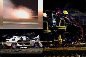 Mirtimis paženklintą avariją Kaune tebegaubia mįslės: tiriama, kas lėmė kraupų „Mercedes“ vairuotojo poelgį