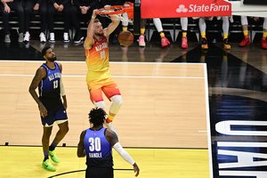 Įspūdingą taškų kraitį „Visų žvaigždžių“ mače susižėręs J. Tatumas tapo rekordininku, savo rekordą turi ir D. Sabonis