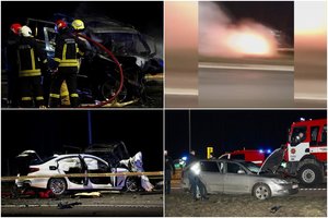 Baisią avariją savaitgalį Kaune sukėlęs Šiaulių verslininkas vyko iš sanatorijos: jam buvo uždrausta sėsti prie vairo