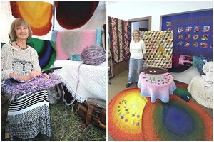 Iš Vilniaus į Švenčionėlius pabėgusi anglų kalbos specialistė stulbina nepaprasto kruopštumo rankdarbiais