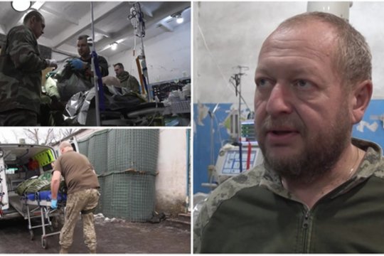 Ukrainos karo medikas papasakojo apie iššūkius darbe: tenka nuolat balansuoti tarp gyvybės ir mirties