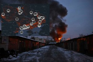 „Tylioji auka“: naujas žemėlapis parodė, kaip per metus Rusija nusiaubė Ukrainos gamtą