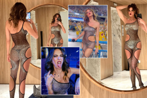 Perregimas Micko Jaggerio buvusios mylimosios derinys Rio de Žaneiro karnavale kaustė susirinkusių dėmesį